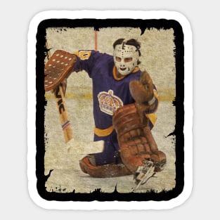 Rogie Vachon - Los Angeles Kings, 1971 Sticker